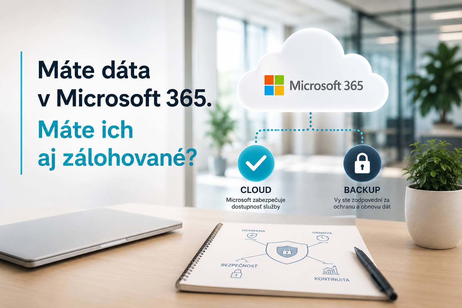 Máte dáta v Microsoft 365. Znamená to, že ich máte aj zálohované?